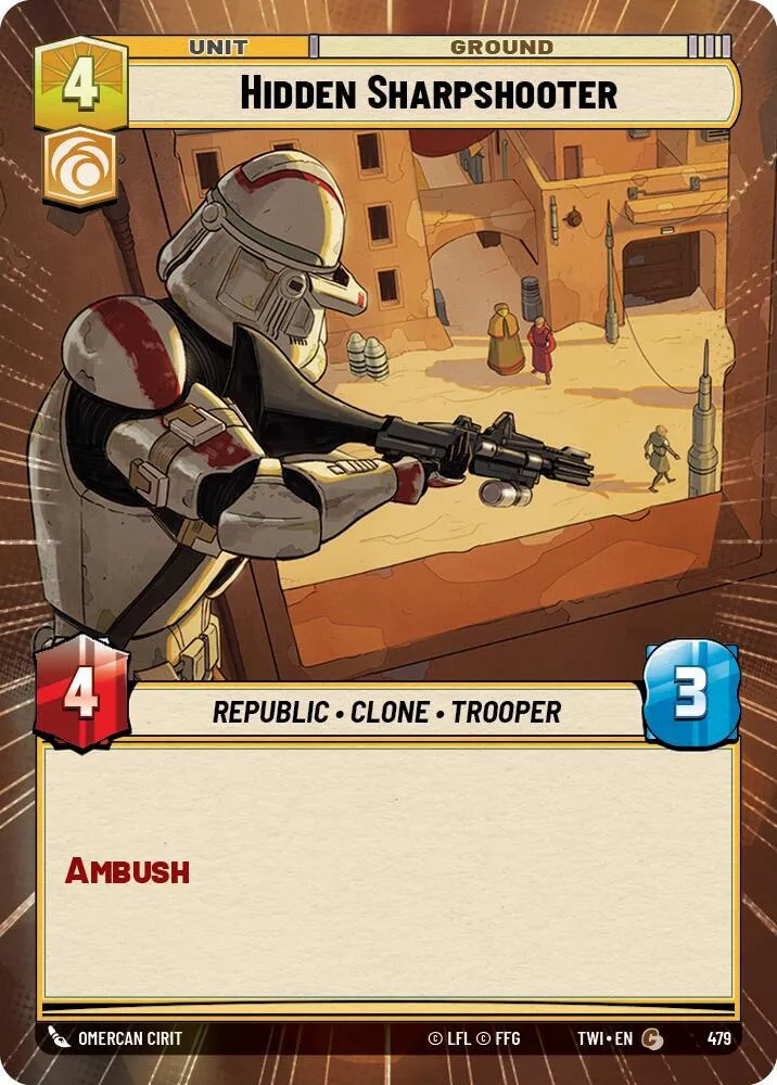 Hidden Sharpshooter — Twilight of the Republic — Star Wars: Unlimited