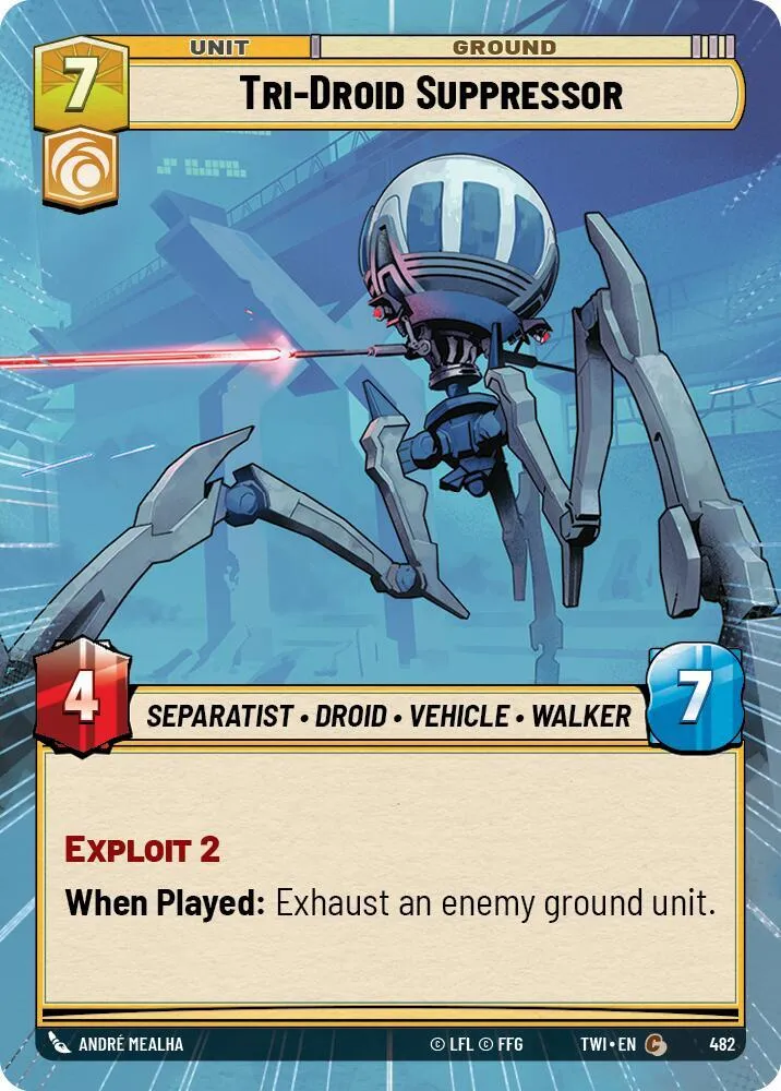 Tri-Droid Suppressor — Twilight of the Republic — Star Wars: Unlimited