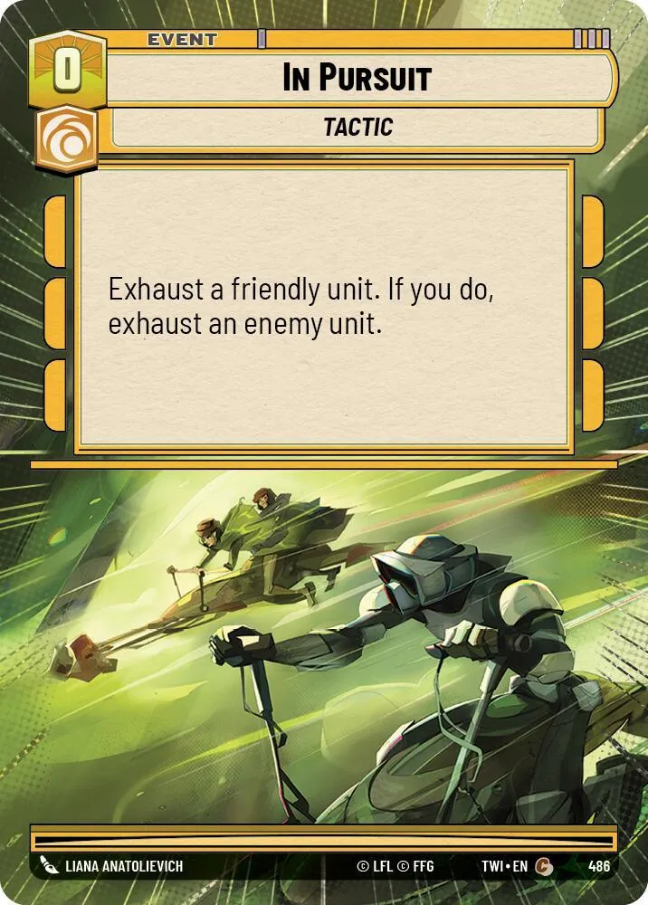 In Pursuit — Twilight of the Republic — Star Wars: Unlimited