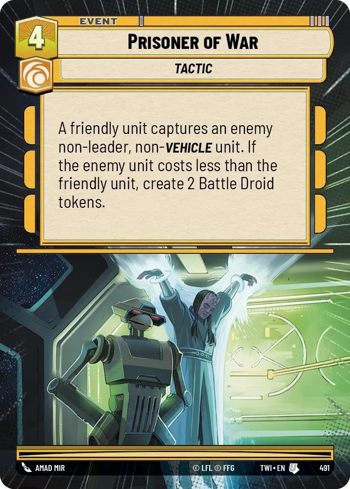 Prisonnier de Guerre — Twilight of the Republic — Star Wars: Unlimited