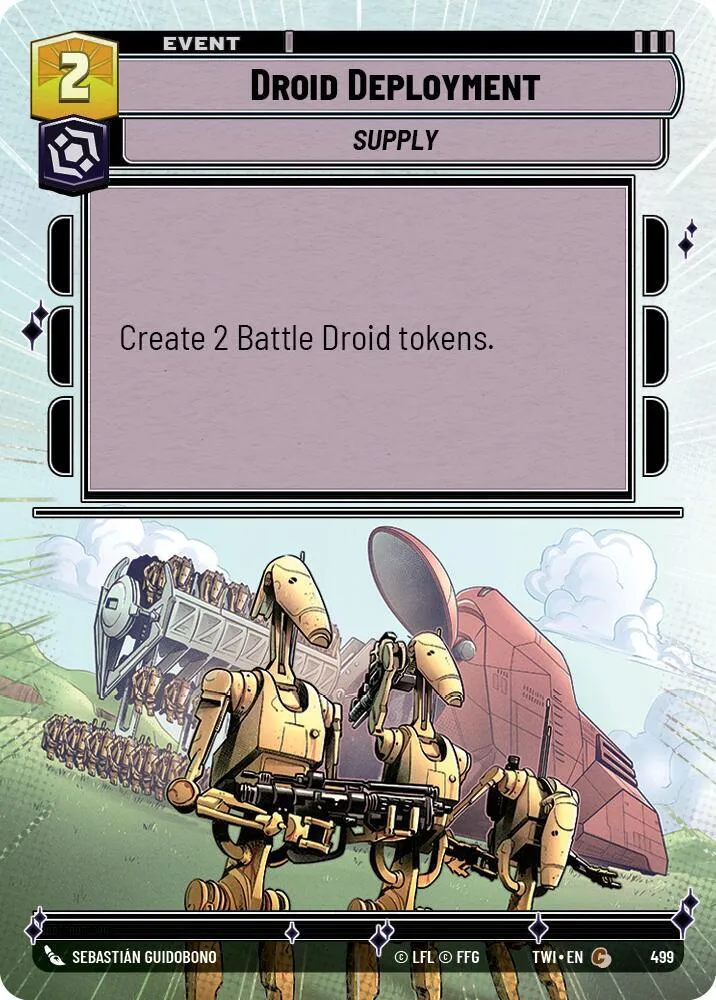 Déploiement de Droïdes — Twilight of the Republic — Star Wars: Unlimited