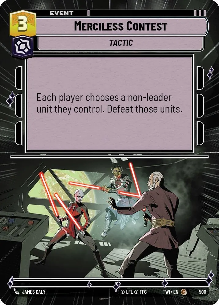 Merciless Contest — Twilight of the Republic — Star Wars: Unlimited