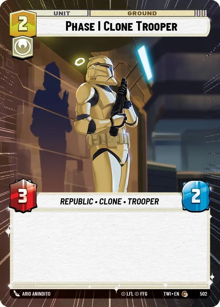 Phase I Clone Trooper — Twilight of the Republic — Star Wars: Unlimited