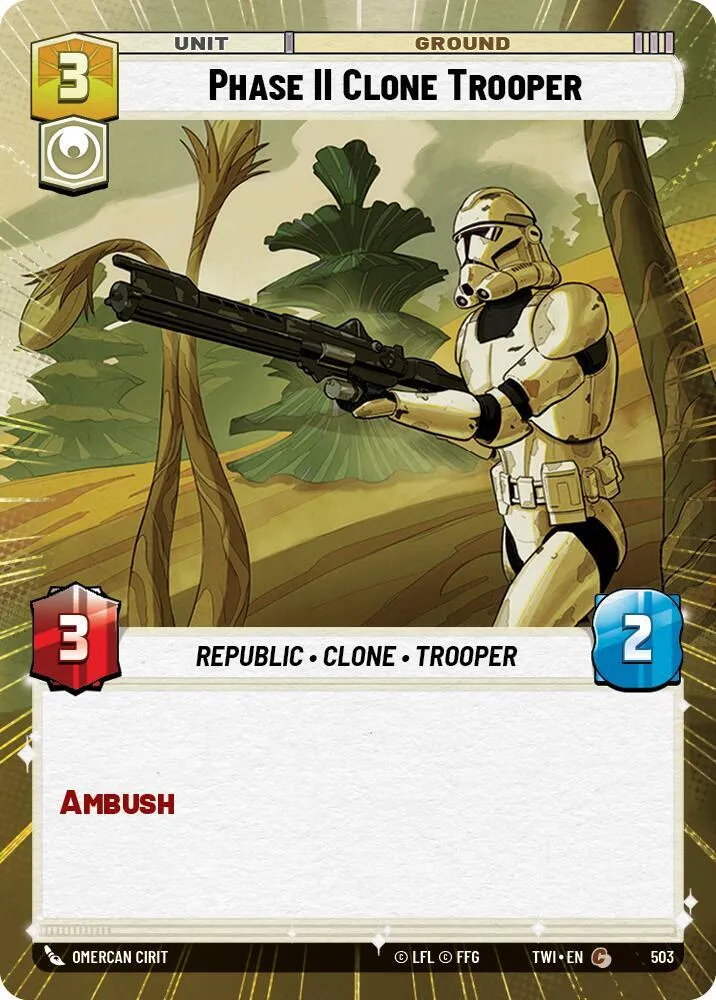 Soldat Clone de Phase II — Twilight of the Republic — Star Wars: Unlimited