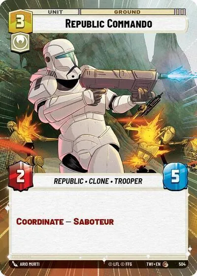 Commando de la République — Twilight of the Republic — Star Wars: Unlimited