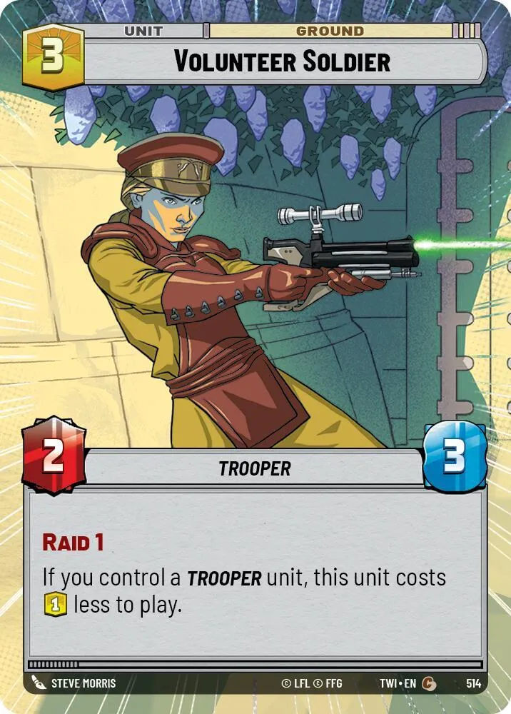 Soldat Volontaire — Twilight of the Republic — Star Wars: Unlimited