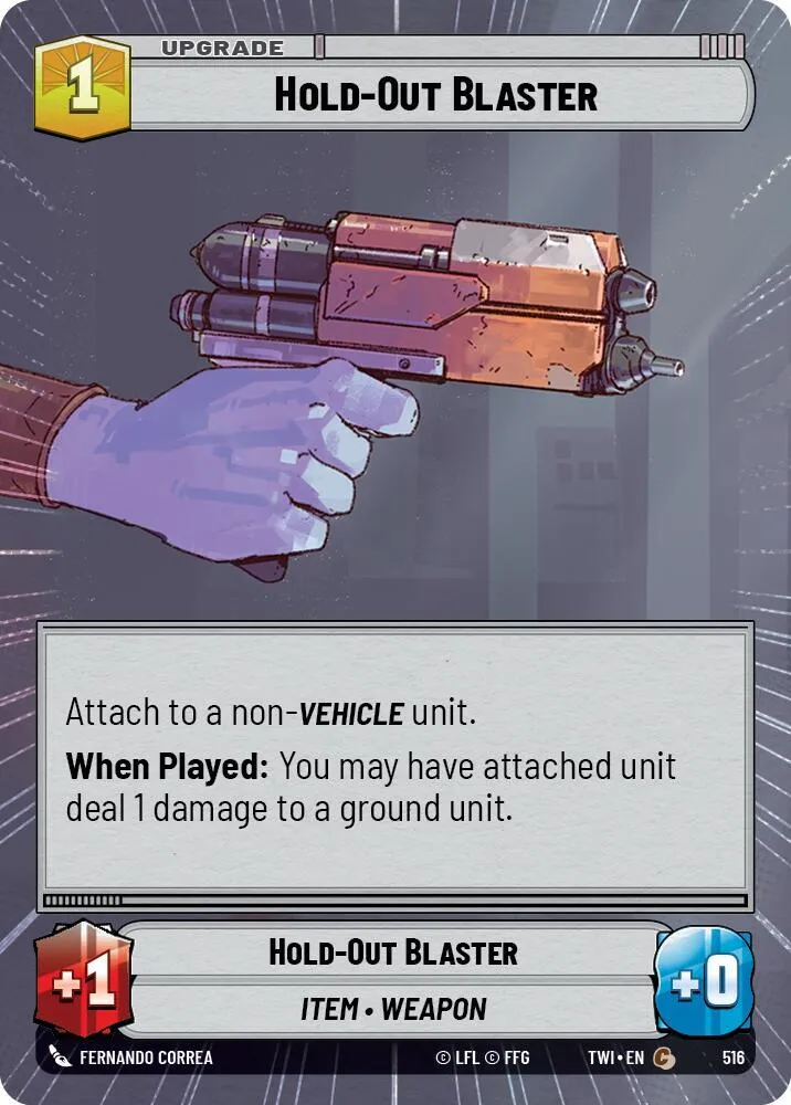 Blaster de Poche — Twilight of the Republic — Star Wars: Unlimited