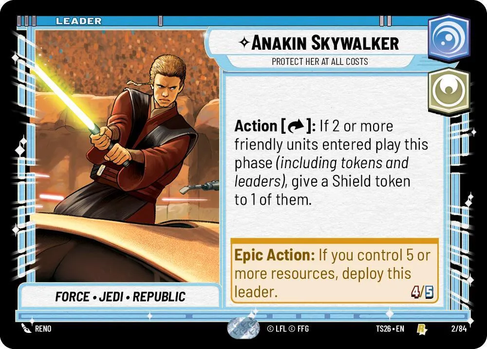Anakin Skywalker - Protect Her At All Costs — Twin Suns — Star Wars: Unlimited