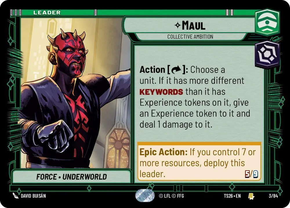 Maul - Collective Ambition — Twin Suns — Star Wars: Unlimited
