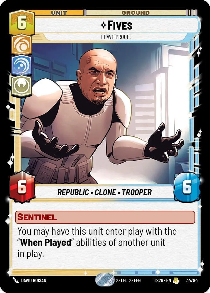 Fives - J'Ai Des Preuves ! — Twin Suns — Star Wars: Unlimited