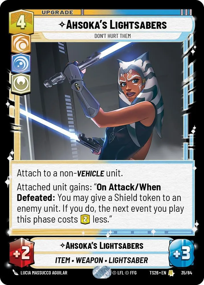 Ahsoka's Lightsabers — Twin Suns — Star Wars: Unlimited