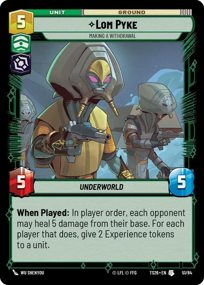 Lom Pyke - Effectue Un Retrait — Twin Suns — Star Wars: Unlimited