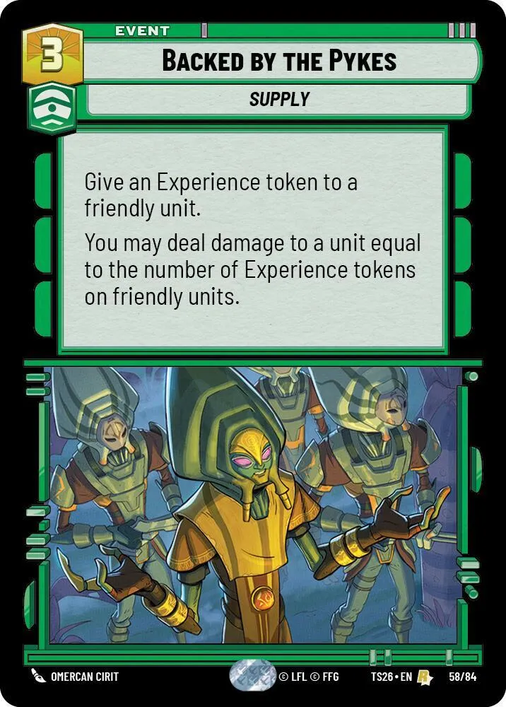 Soutenu par les Pykes — Twin Suns — Star Wars: Unlimited