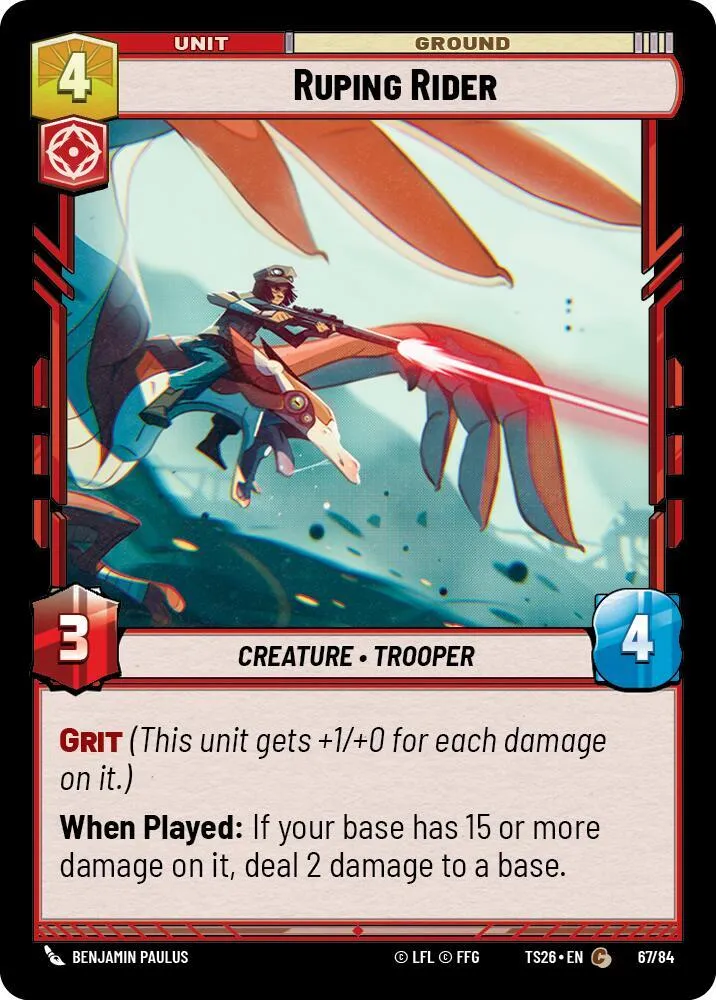 Chevaucheur de Ruping — Twin Suns — Star Wars: Unlimited