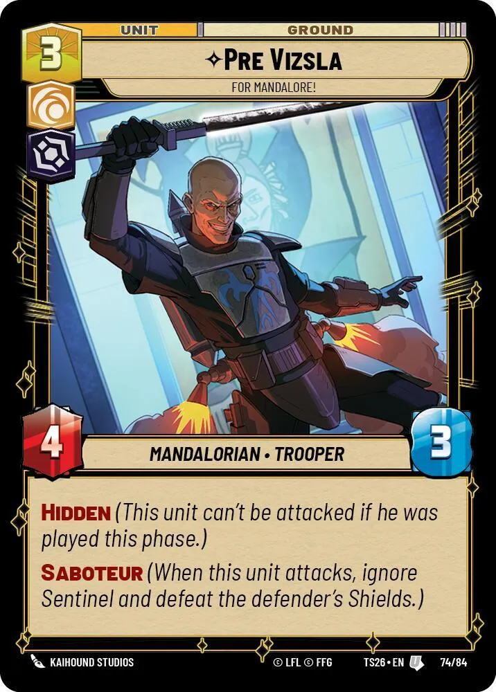 Pre Vizsla - Pour Mandalore ! — Twin Suns — Star Wars: Unlimited