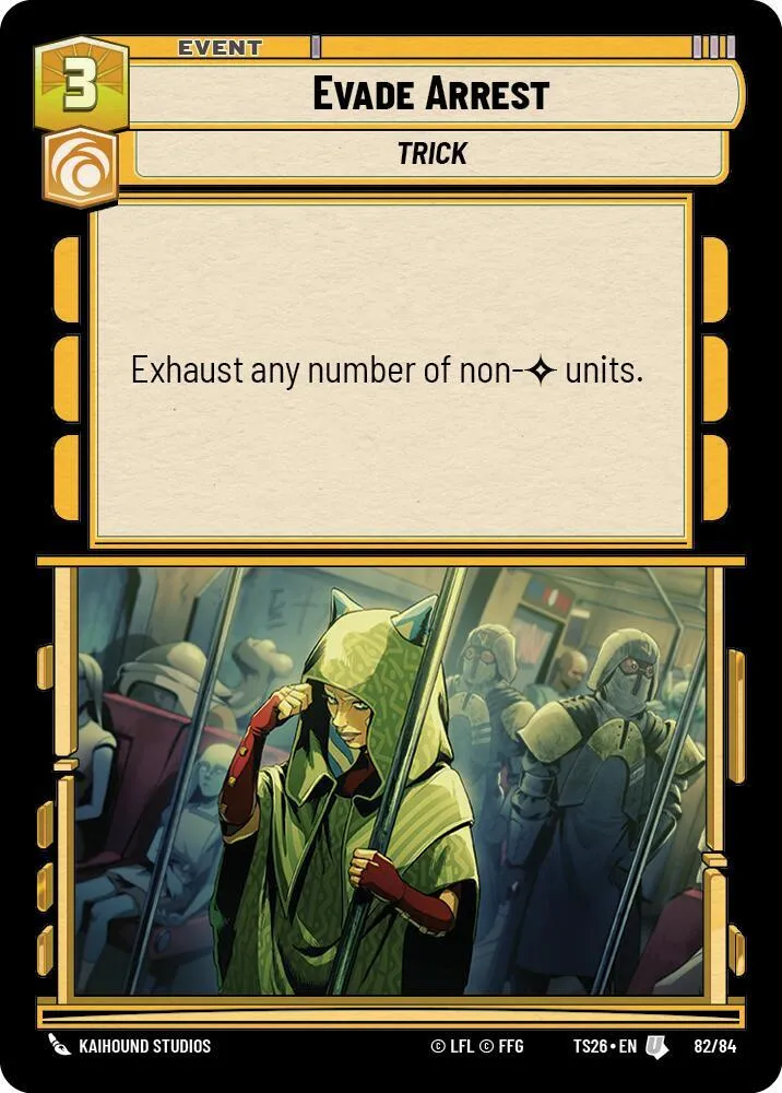Éviter l'Arrestation — Twin Suns — Star Wars: Unlimited