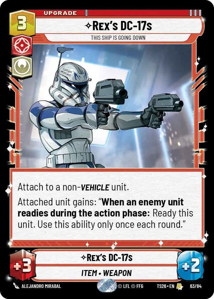 Rex's DC-17s — Twin Suns — Star Wars: Unlimited