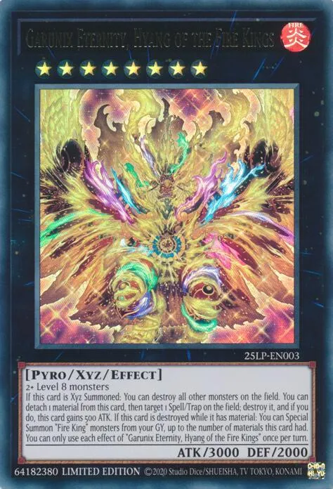 Garunix Eternity, Hyang of the Fire Kings — Limited Pack World Championship 2025 — Yu-Gi-Oh!