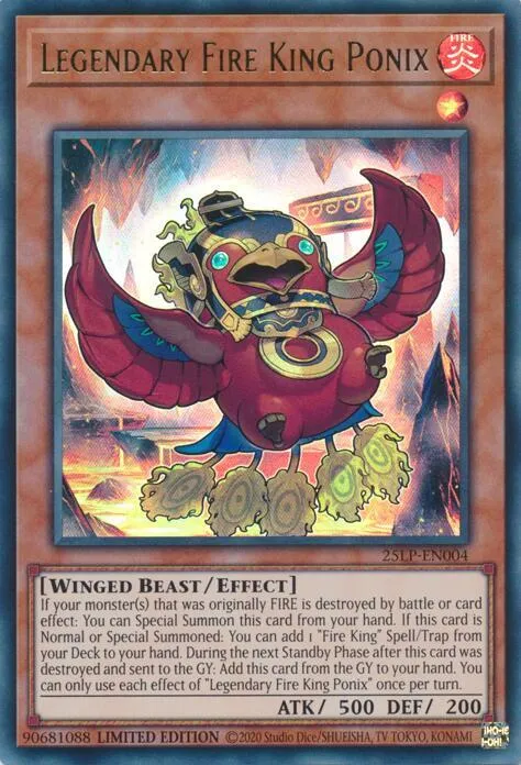 Legendary Fire King Ponix — Limited Pack World Championship 2025 — Yu-Gi-Oh!