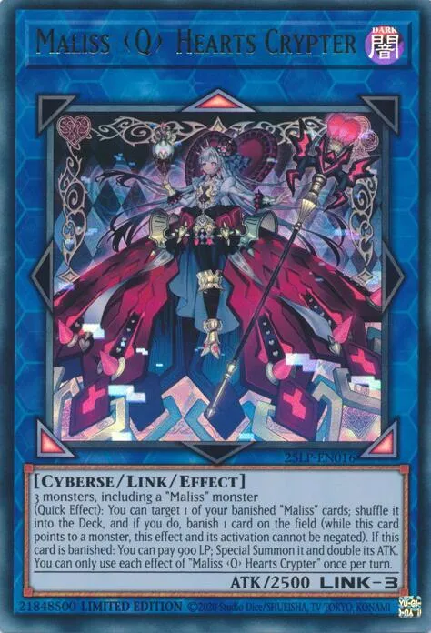 Maliss <Q> Hearts Crypter — Limited Pack World Championship 2025 — Yu-Gi-Oh!