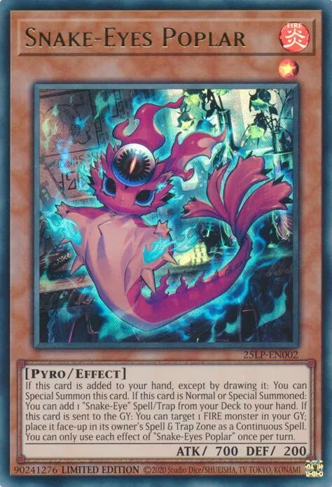 Snake-Eyes Poplar — Limited Pack World Championship 2025 — Yu-Gi-Oh!