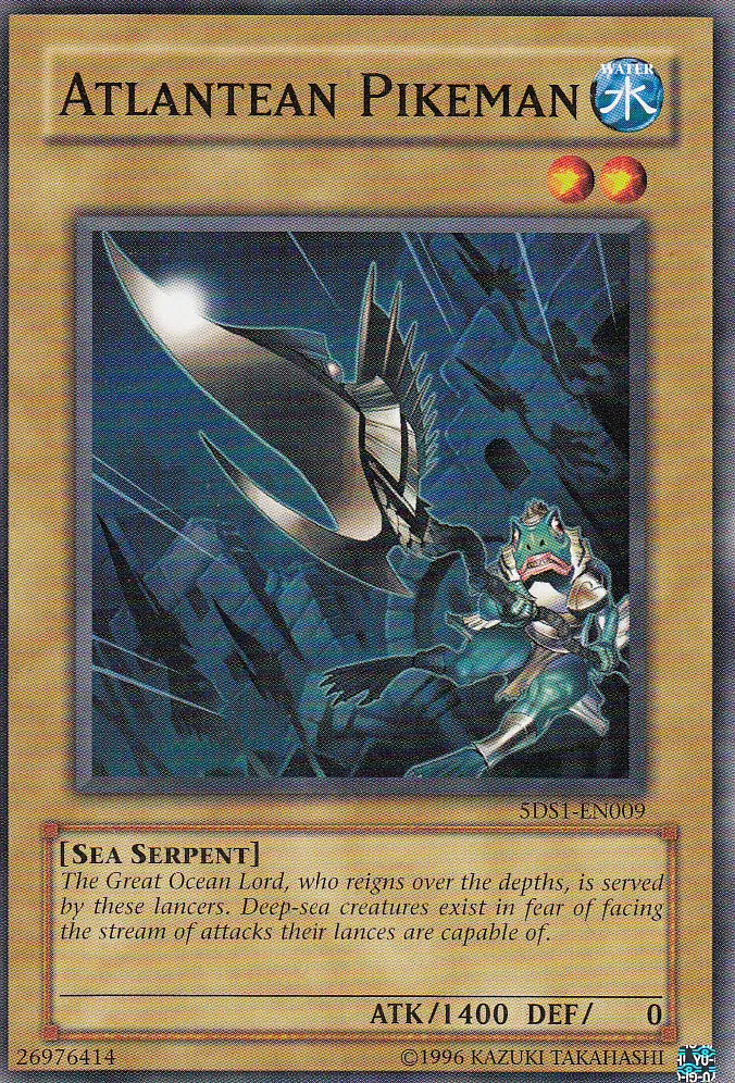 Atlantean Pikeman — Starter Deck: Yu-Gi-Oh! 5D's - Unlimited — Yu-Gi-Oh!