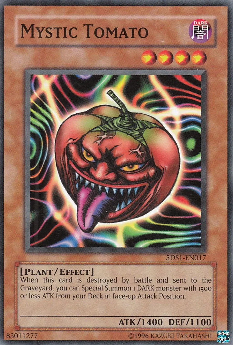 Mystic Tomato — Starter Deck: Yu-Gi-Oh! 5D's - Unlimited — Yu-Gi-Oh!