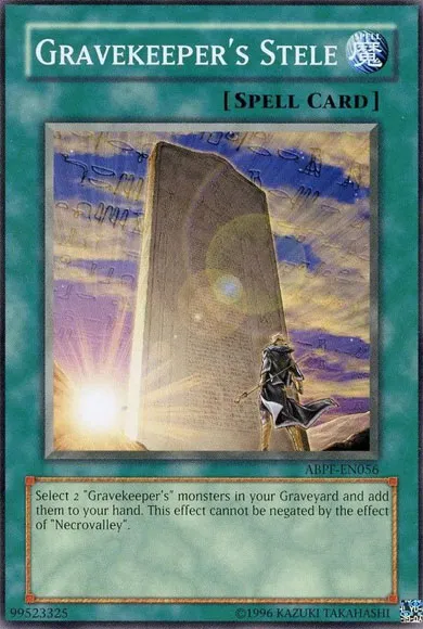 Gravekeeper's Stele — Absolute Powerforce - Unlimited — Yu-Gi-Oh!