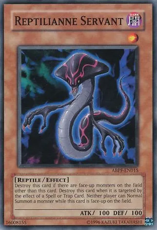 Reptilianne Servant — Absolute Powerforce - Unlimited — Yu-Gi-Oh!