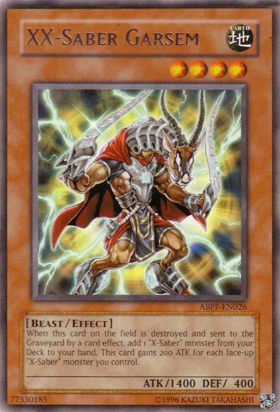 XX-Saber Garsem — Absolute Powerforce - Unlimited — Yu-Gi-Oh!