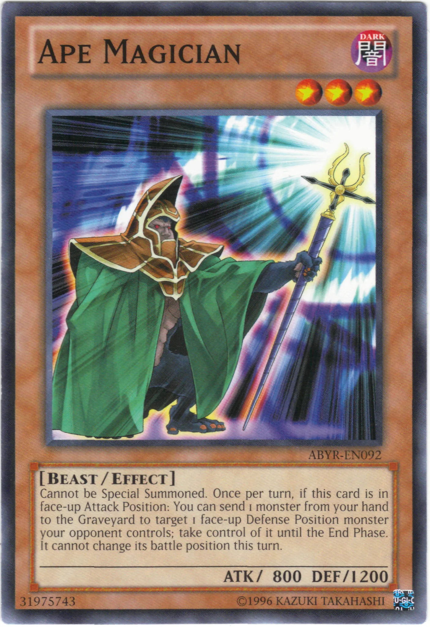 Ape Magician — Abyss Rising - Unlimited — Yu-Gi-Oh!