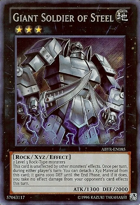 Giant Soldier of Steel from Abyss Rising - Unlimited - Yu-Gi-Oh!