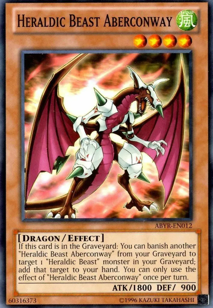 Heraldic Beast Aberconway — Abyss Rising - Unlimited — Yu-Gi-Oh!