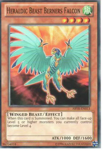 Heraldic Beast Berners Falcon — Abyss Rising - Unlimited — Yu-Gi-Oh!