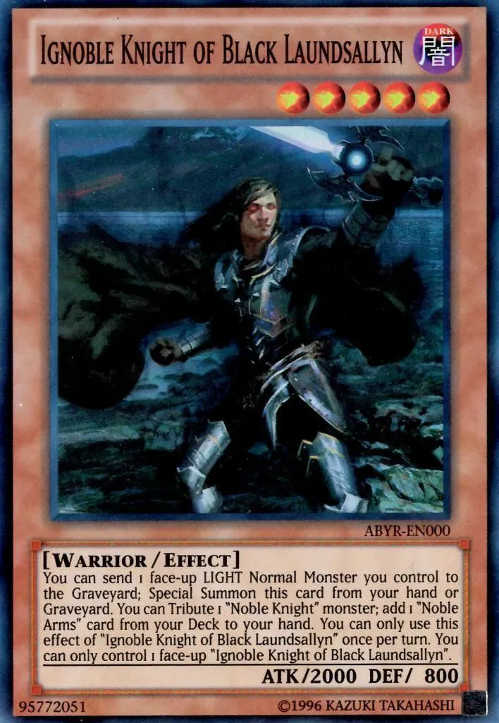 Ignoble Knight of Black Laundsallyn — Abyss Rising - Unlimited — Yu-Gi-Oh!