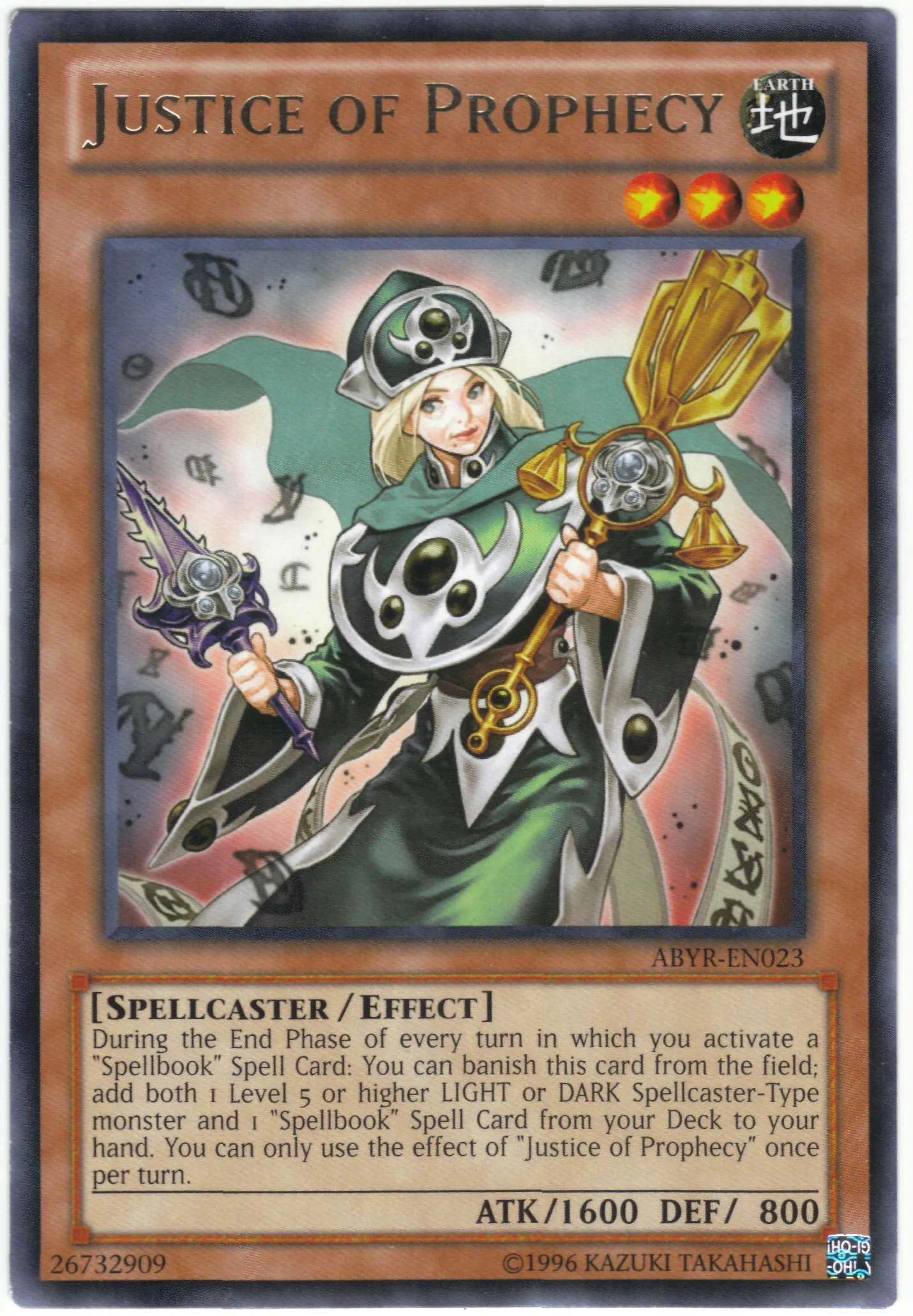 Justice of Prophecy — Abyss Rising - Unlimited — Yu-Gi-Oh!
