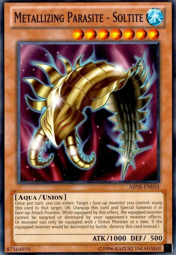 Metallizing Parasite - Soltite — Abyss Rising - Unlimited — Yu-Gi-Oh!