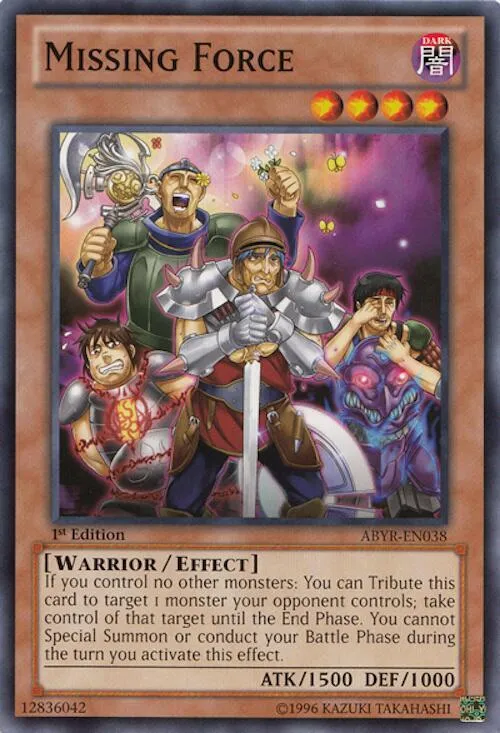 Missing Force — Abyss Rising - Unlimited — Yu-Gi-Oh!