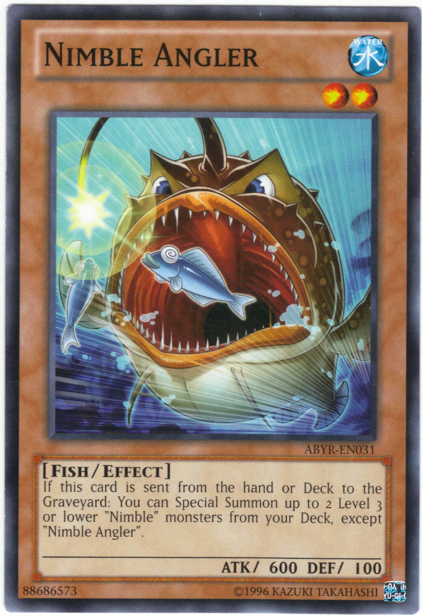 Nimble Angler — Abyss Rising - Unlimited — Yu-Gi-Oh!