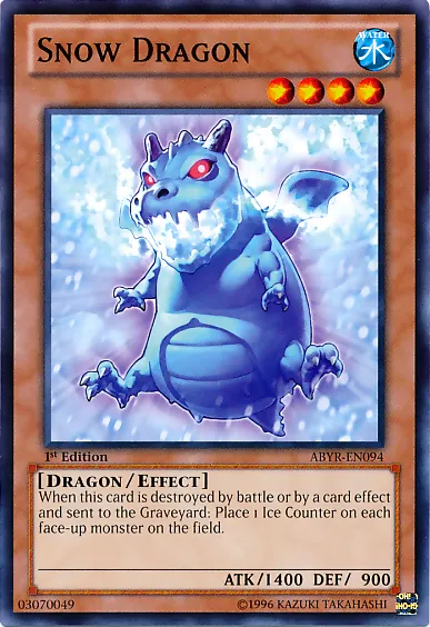 Snow Dragon — Abyss Rising — Yu-Gi-Oh!