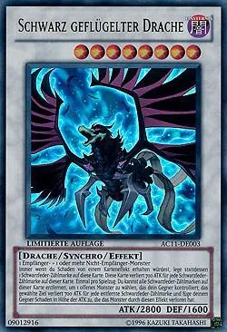 Black-Winged Dragon — Advent Calendar 2011 — Yu-Gi-Oh!
