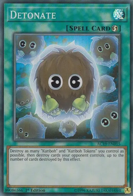 Detonate — Advent Calendar 2019 — Yu-Gi-Oh!