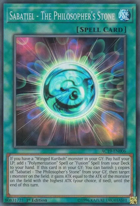 Sabatiel - The Philosopher's Stone — Advent Calendar 2019 — Yu-Gi-Oh!