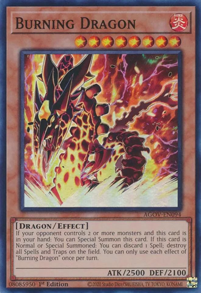 Burning Dragon — Age of Overlord — Yu-Gi-Oh!