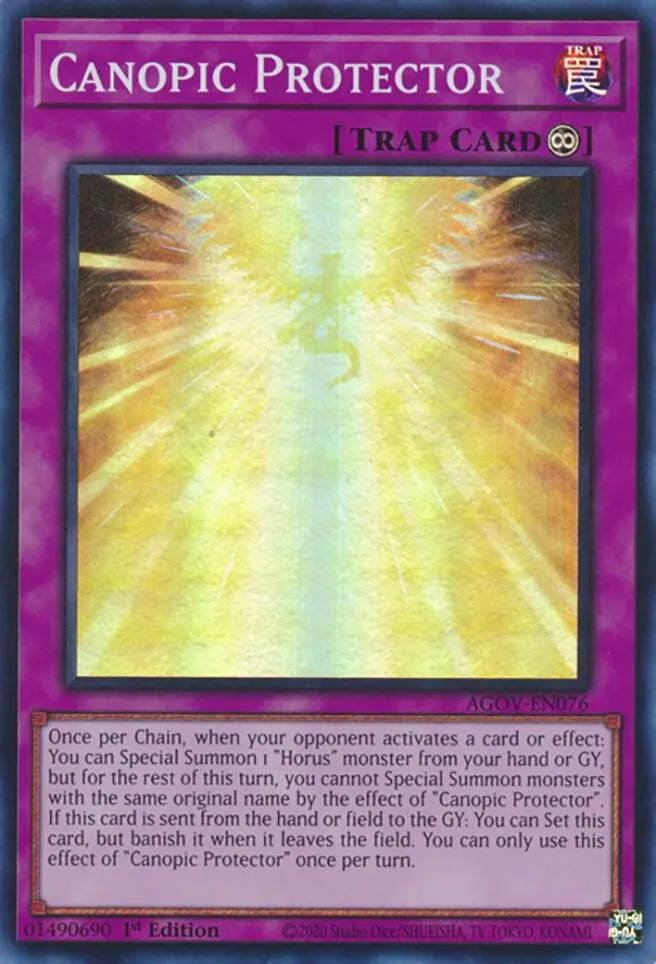 Canopic Protector — Age of Overlord — Yu-Gi-Oh!