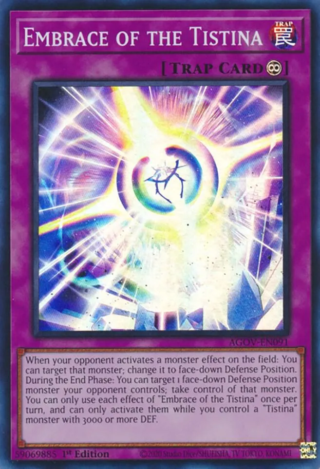 Embrace of the Tistina — Age of Overlord — Yu-Gi-Oh!