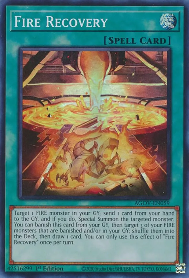 Fire Recovery — Age of Overlord — Yu-Gi-Oh!