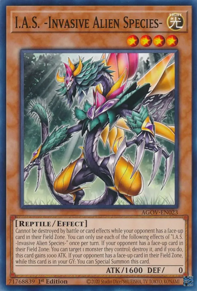 I.A.S. -Invasive Alien Species- — Age of Overlord — Yu-Gi-Oh!