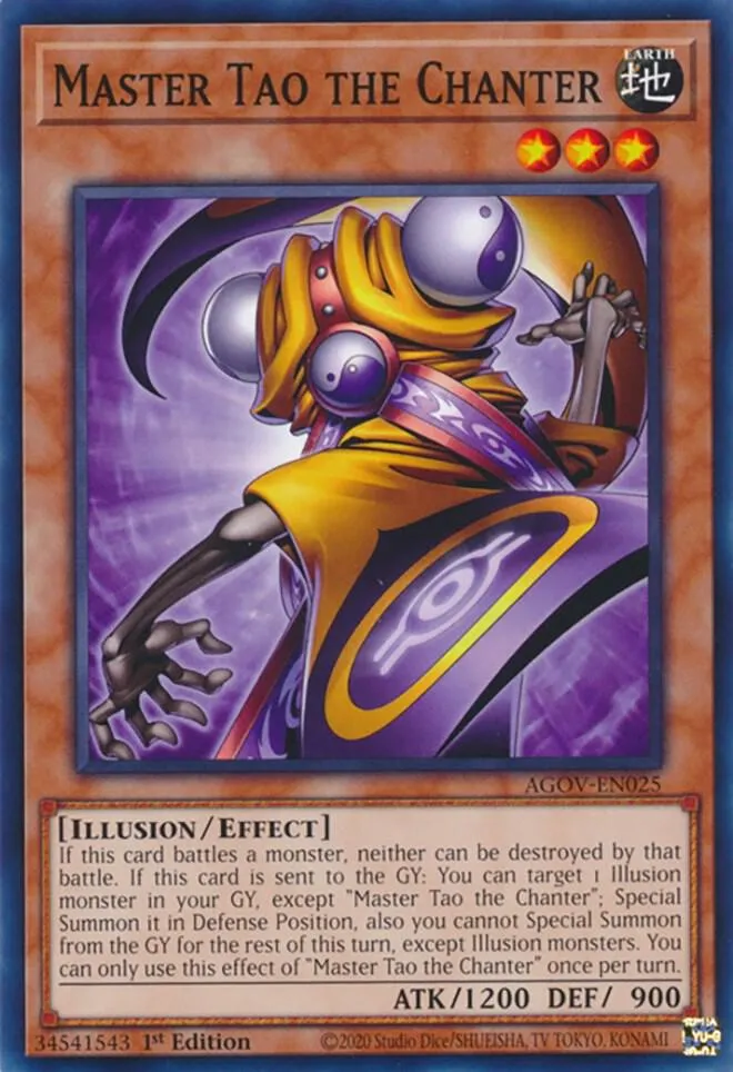 Master Tao the Chanter — Age of Overlord — Yu-Gi-Oh!