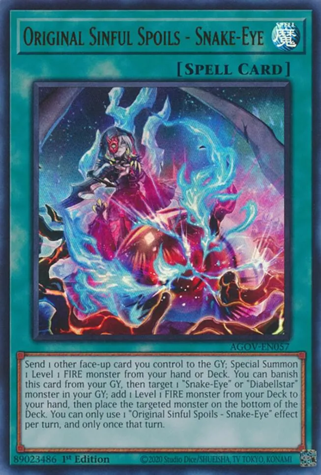 Butin du Péché Originel - Œil de Serpent — Age of Overlord — Yu-Gi-Oh!